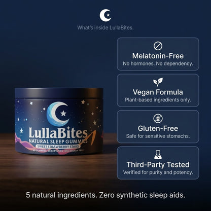 LullaBites Natural Sleep Gummies
