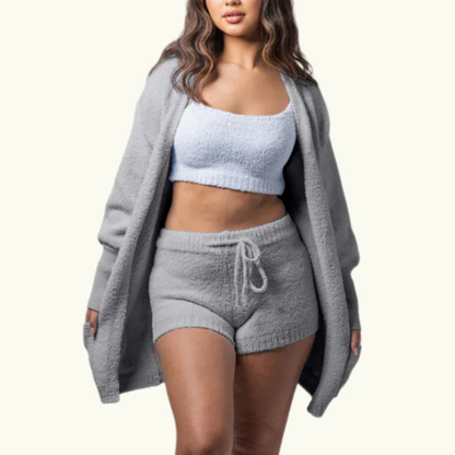 Flary™ Fluffy 3-Piece Pajama Set