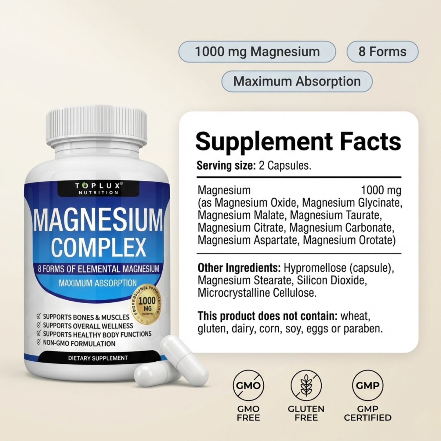 Flary™ 8-In-1 Magnesium Complex