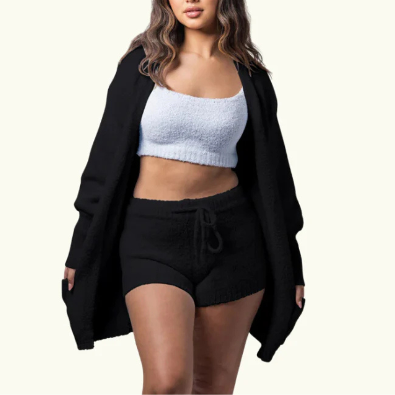 Flary™ Fluffy 3-Piece Pajama Set