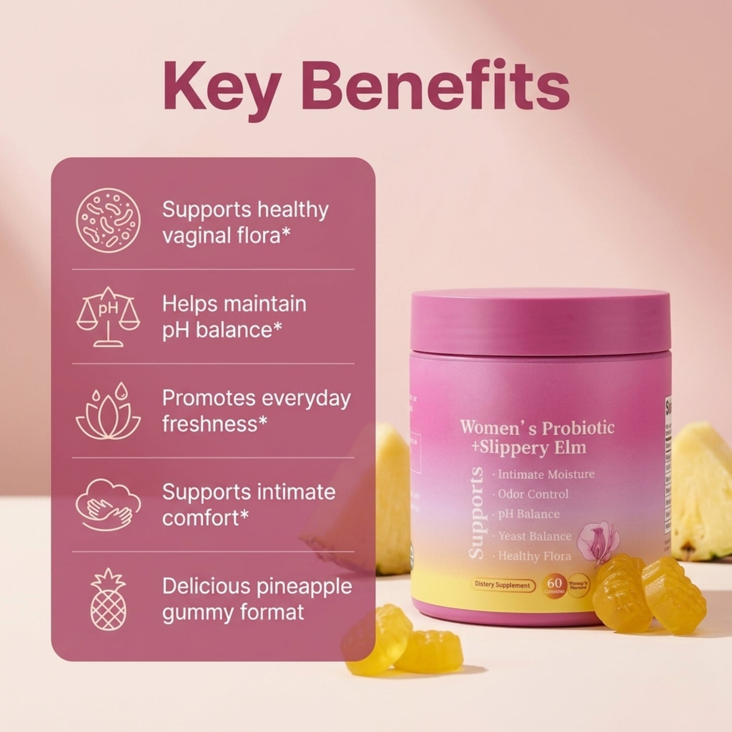 Women's Probiotic + Slippery Elm