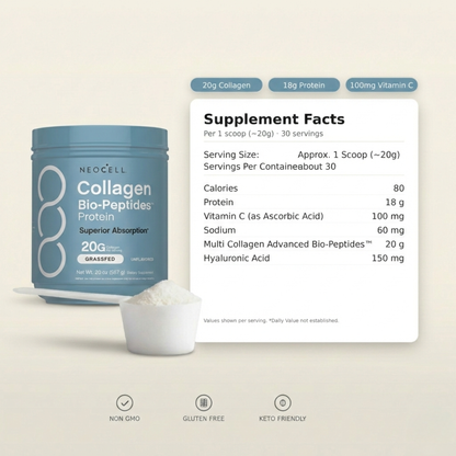 Flary™  Advanced Multi-Collagen Powder