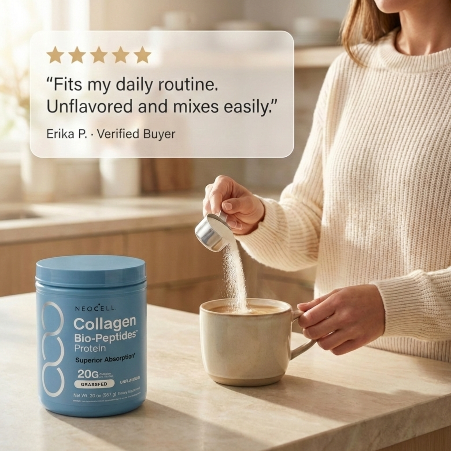 Flary™  Advanced Multi-Collagen Powder
