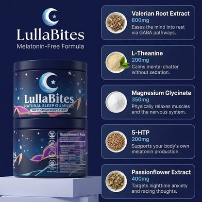 LullaBites Natural Sleep Gummies