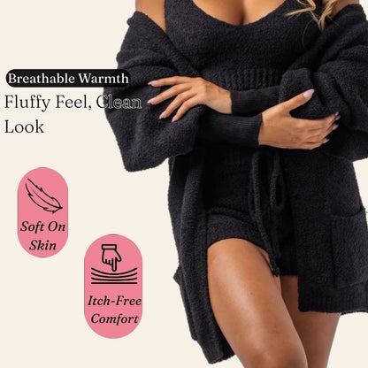 Flary™ Fluffy 3-Piece Pajama Set