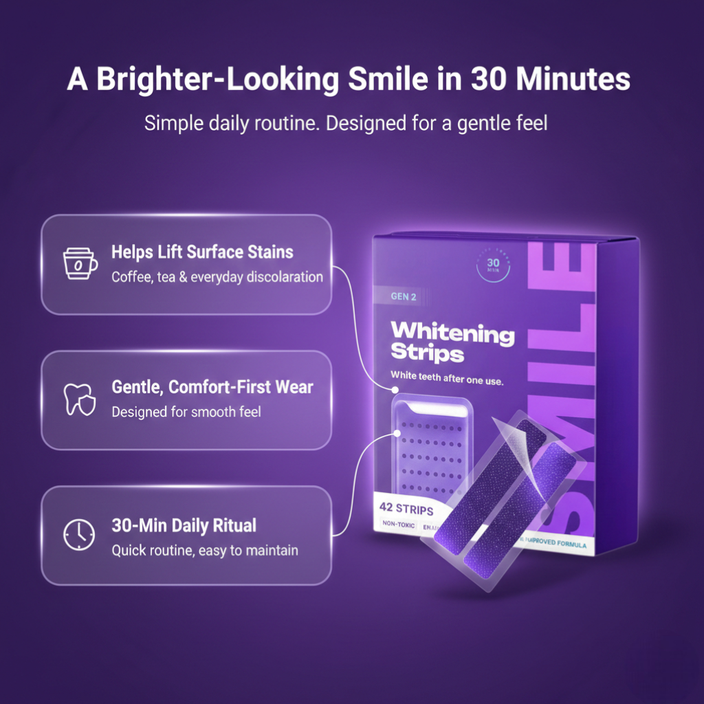 Flary™ Purple Teeth Whitening Strips