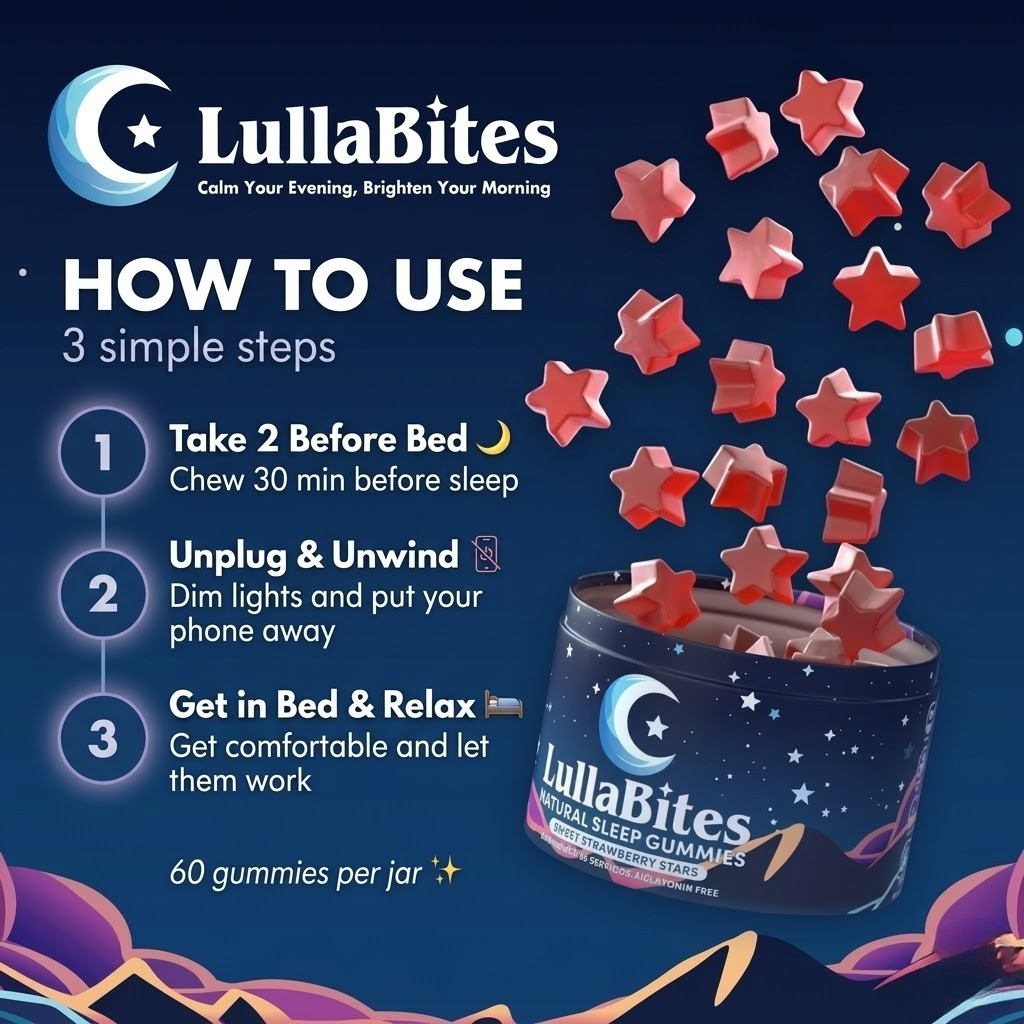 LullaBites Natural Sleep Gummies