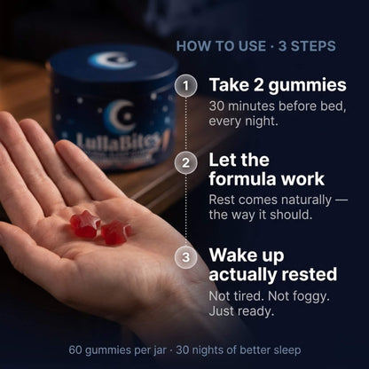 LullaBites Natural Sleep Gummies