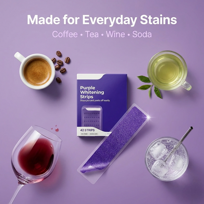 Flary™ Purple Teeth Whitening Strips